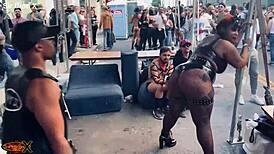 damn, found this leather-clad brat at folsom begging for my bdsm flogger punishment!