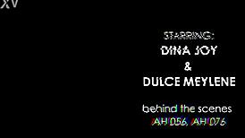 hey, wanna peek behind scenes with dina joy and dulce meylene's gangbang anal slut fest?