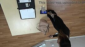 mandy mynxx deepthroats cock til gagging 😩 choking on it left 3