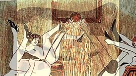 I'm deeply moved by vintage erotic art's timeless sensual allure and hidden passions