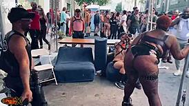 damn, found this leather-clad brat at folsom begging for my bdsm flogger punishment!