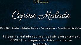 hey copine, you're sick but listen to my french joi... stroke that cock just how i say in gfe style