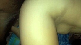 cuckold watches wife take raw bbc creampie without condom