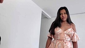 pov: fucking my latina friend before work 😏 first time colombian heat
