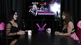 WOW belinha baracho takes KIDI BENGALA all deep in sheer red!