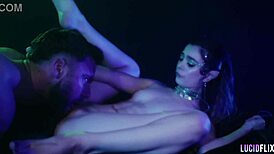 ever wonder how molly little rides that bodybuilder cock cowgirl style in lucidflix luminati?