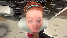 wanna worship this huge cock and gulp cum in public toilets?