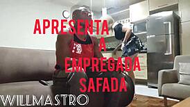 She Pretended To Clean But Craved My Cock Deep Inside!