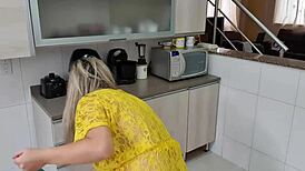 wanna watch this sexy chica clean my kitchen while i imagine fucking her hard?