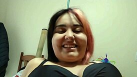 pregnant young cutie homemade fucks ugly old guy's cock with her sexy belly showing