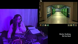 bbw brunette's naked remaster secrets playthrough part 3 big natural tits