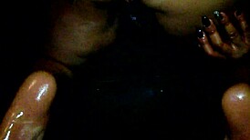 Oiled Big Booty Anal Solo with Soles