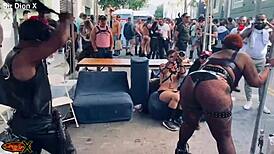 damn, found this leather-clad brat at folsom begging for my bdsm flogger punishment!