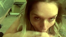 your wife gives sloppy humpday blowjob ending in hot cum swallow