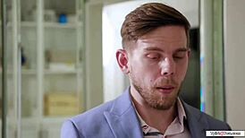 i walked in on boss's busty trans wife showering naked