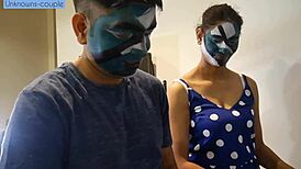 Desi babe summons gigolo's monster cock for rough pussy pounding deepthroat and domination orgasm