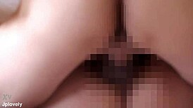 flirty japanese college girl cuddles into intimate 1-on-1 play