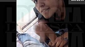 My tattooed Argentine babe sucks my monster cock completely dude