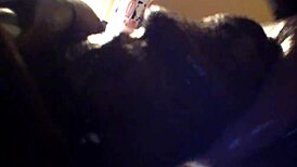 Ebony teen 18+ spits sloppy facial on black cock intriguing tease