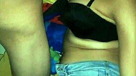 petite latina teen sucks cock deep and swallows every drop