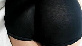 Doña Mary Teases in Tiny Shorts at the Gym Homemade Latina Workout