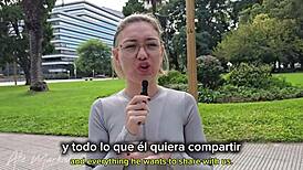 Interview with freyjaxtreme? Nah it turns into wild anal gaping and creampie 😈🍑💦