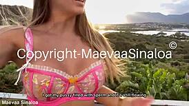 Maevaa Sinaloa fucked like slut outdoors he fills pussy with cum 💦
