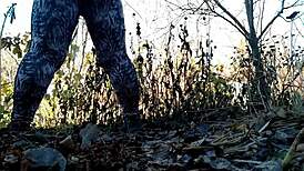 watch this chubby mature bbw piss in nature wet hairy pussy magic 🌿💦