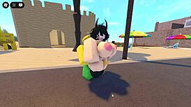 Emma Takes Rough Gangbang from 3 Guys on Whorblox Street