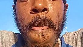 dorm skinny brunette tempts daddy with homemade tease