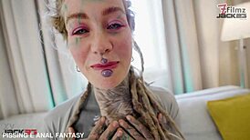 whoa three monster cocks destroy her ass in hardcore dp dap anal gangbang