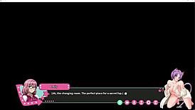 clover strokes her huge futanari cock to explosive cum in part 2