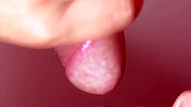 Russian college blonde Nastya slurps nasty cum-filled BJ