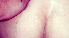 Husband rams wife's oiled ass in homemade anal screaming session