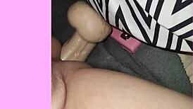 watch this shemale ride that dildo machine deep in her ass fucking hard 😈🔥 trans fun overload