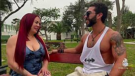 i can't stop riding this colombian milf's huge tits in yoga