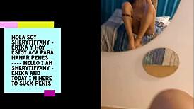 erika's natural tits suck cock 😍 trans oral fun!