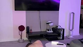 Dirty Brunette With Huge Melons And Ass Dances Spanks And Fingers Herself Wildly