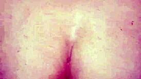 Husband rams wife's oiled ass in homemade anal screaming session