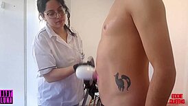 Eddie Queens Permanent Laser Depilation Ends in Explosive Happy Climax