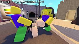 Emma Takes Rough Gangbang from 3 Guys on Whorblox Street