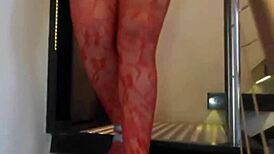 i love teasing in exotic red lingerie before you pound my tight ass hard