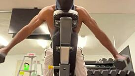 Bodybuilder Lifts College Ladies with Strong Biceps During Outdoor Sex