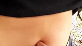 i pause to worship her sexy latina belly fetish style