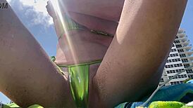 Italian Milf Artemisia Love Flaunts Big Tits in Outdoor Bikini