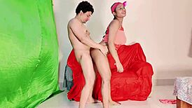 Sexy Couple's Hardcore Homemade Fuck with Deepthroat Doggystyle Cumshot