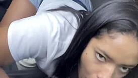 wanna see how i suck this bbc to pay my uber bill? amateur couple nysdel goes wild 😜🍆🚗