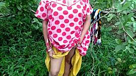 Friend's Aunt Fucked Publicly Under Open Sky on Farm