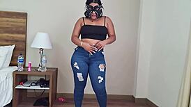 her massive bbw tits and ass grind perfect lapdance on my lap goddess style