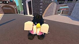 Emma Takes Rough Gangbang from 3 Guys on Whorblox Street